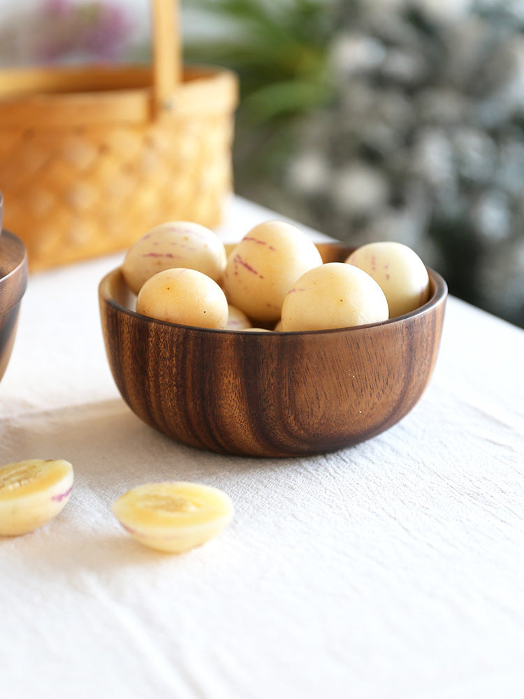 Acacia wooden bowl