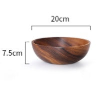 Acacia wooden bowl