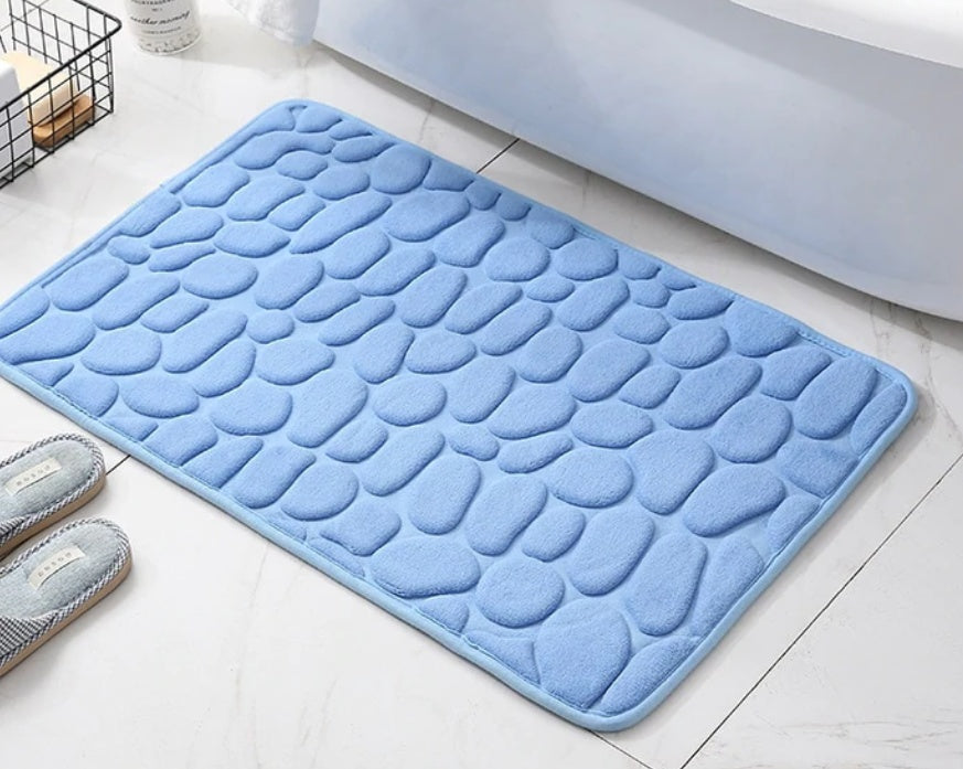 Memory Cotton stone bathroom mat