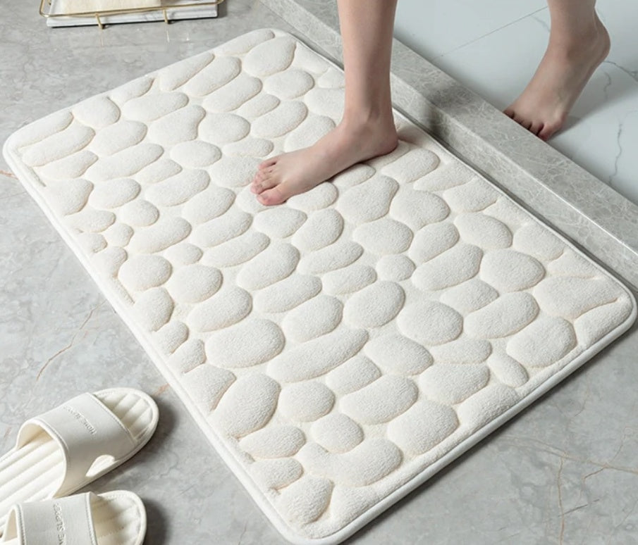 Memory Cotton stone bathroom mat