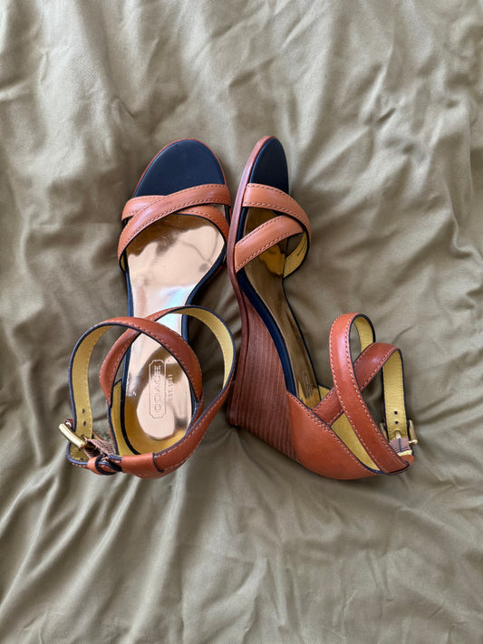 Vintage coach heels size 6.5